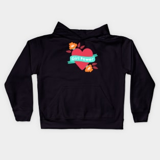 Girl power Kids Hoodie